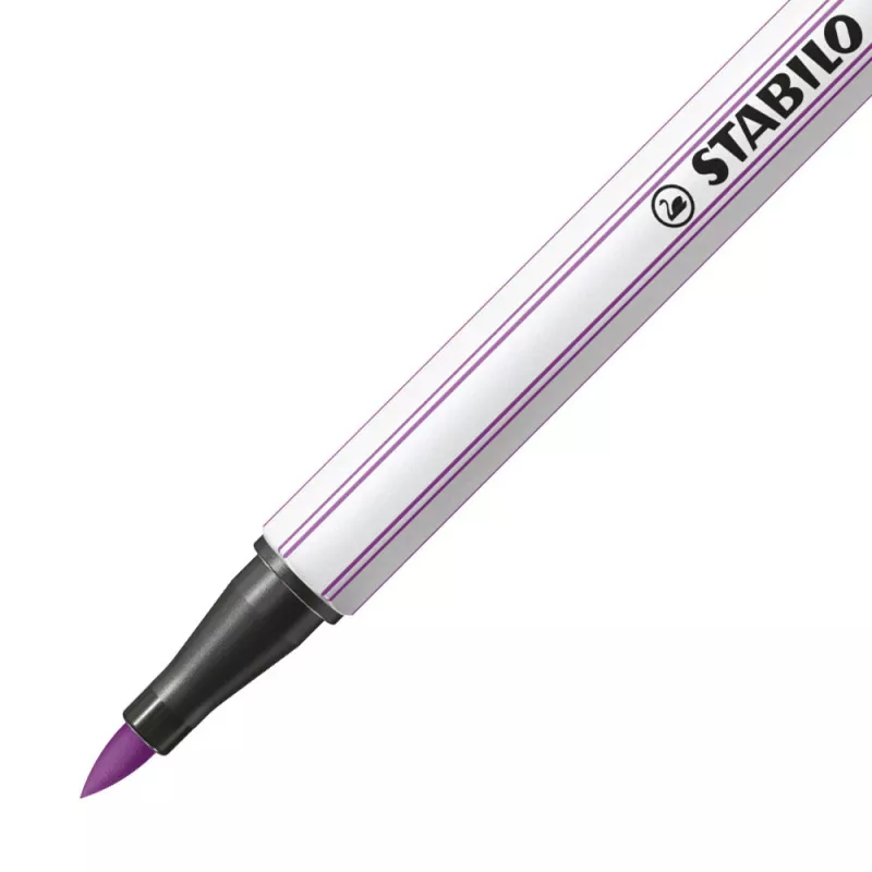 STABILO Pen 68 brush ARTY Edition štetec fixky sada - 30 farieb sortiment v kartónovom puzdre