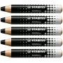 STABILO MARKdry Drywipe Marker na biele tabule čierny balenie 5 ks
