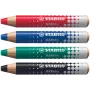 STABILO MARKdry Whiteboard-Marker sada so 4 fixkami v puzdre