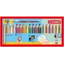 STABILO Woody 3-in-1 Multi-Talent ceruzka 7,6 cm 18-dielna pastelová sada so štetcom