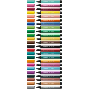 STABILO Pen 68 MAX 24 ks puzdro ARTY fixka s klinovým hrotom