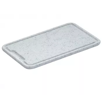 Zassenhaus krájacia doska na mäso plast svetlosivá 36x23x1,5 cm