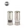 Peugeot Zeli Duo PM+SM Z elektrická sada mlynčekov na soľ a korenie strieborná 14 cm