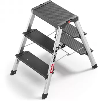 Hailo Master D70 2-3 stupne obojstranný skladací rebrík