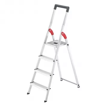 Hailo L51 4-stupňový hliníkový bezpečnostný rebrík