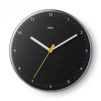 Braun BC 26 B Čierne quartz nástenné hodiny (67682)