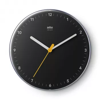 Braun BC 26 B-DCF Rádiom riadené nástenné hodiny čierne