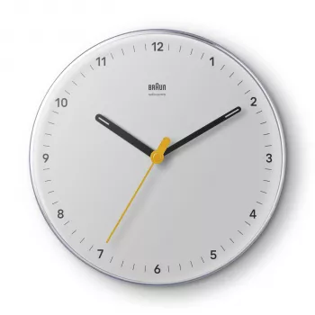 Braun BC 26 W-DCF Biele rádiové hodiny (67685)
