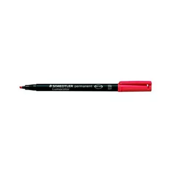 STAEDTLER 314-2 Lumocolor permanentná fixka červená čierna červená 2,5 mm 1 kus