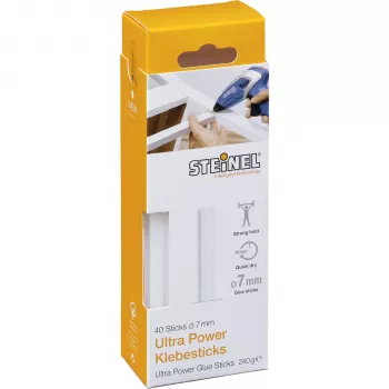 STEINEL 1x40 Ultra Power Tavné lepiace tyčinky 7 mm 100 mm transparentné