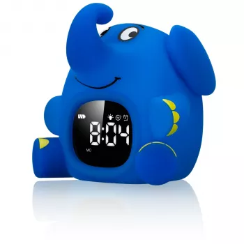 DieMaus Budík Slon modrý/sivý