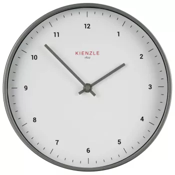 KIENZLE DCF Rádiom riadené nástenné hodiny Classic 25 cm, biele