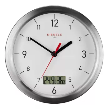 KIENZLE DCF Rádiom riadené nástenné hodiny kúpeľňové biele 170 mm