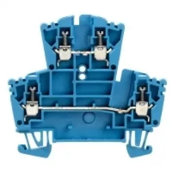 Weidmüller W-Series Priechodná svorka, skrutková prípojka, 2,5 mm², 800 V, 24 A, tmavobéžová, 2-poschodová
