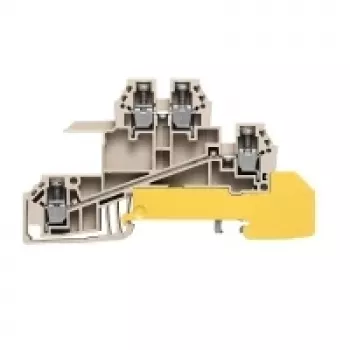 Weidmüller Priechodná radová svorka, skrutková prípojka, 2,5 mm², 800 V, 24 A, béžová, 50 kusov