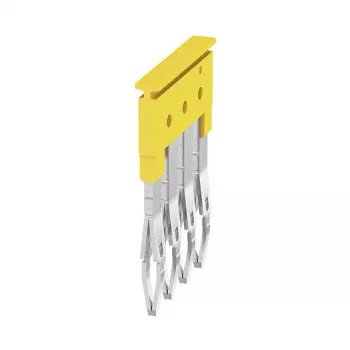 Weidmüller ZQV 2.5/4 priečny prepojovač, 4-pólový, 2,5 mm², žltá, 60 ks