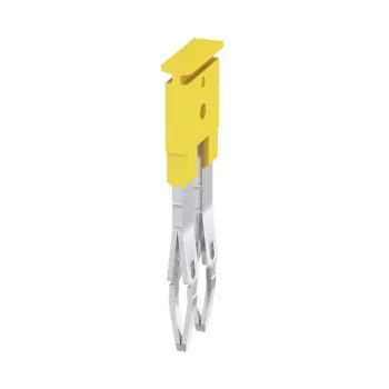 Weidmüller ZQV 2.5/2 priečny prepojovač, 2,5 mm², 2-pólový, žltá, 60 ks