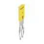 Weidmüller ZQV 2.5/2 priečny prepojovač, 2,5 mm², 2-pólový, žltá, 60 ks