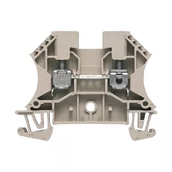 Weidmüller priechodná svorka, skrutkovacia prípojka, 4 mm², 32 A, 800 V, béžová, montáž na DIN lištu, 100 ks