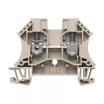 Weidmüller priechodná svorka, skrutková prípojka, 800 V, 41 A, 6 mm², béžová, 100 ks