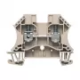 Weidmüller priechodná svorka, skrutková prípojka, 800 V, 41 A, 6 mm², béžová, 100 ks