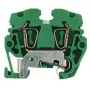 Weidmüller ZPEA 2.5-2 ochranná radová svorka 2,5 mm² zelená/žltá
