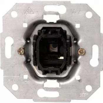 HEINRICH KOPP Series spínacia vložka 10A 250V čierna metalická IP20