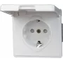 Heinrich Kopp 119102080 zásuvka Schuko CEE 7/3 CEE 7/4 biela 250V 16A