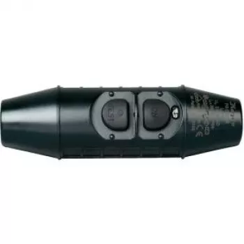 Heinrich Kopp medziobvodový bezpečnostný spínač s PRCD-S 230 V čierny IP55 1962.0001.5