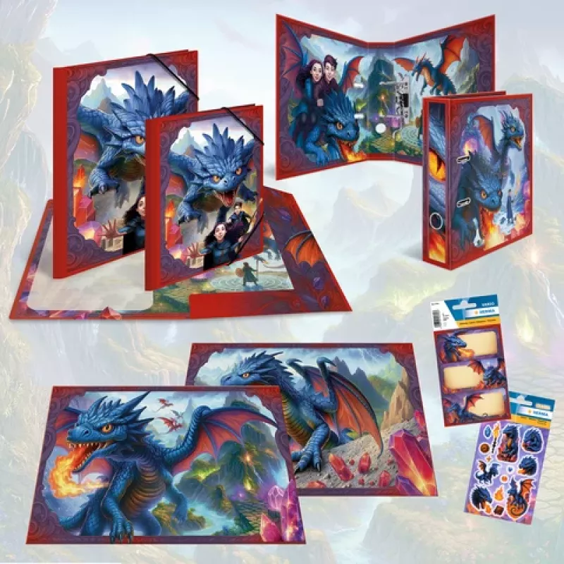 HERMA samolepka MAGIC Dragon Transpuffy (15795)