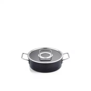Fissler Adamant CA 24cm dusací hrniec so skleneným krytom, 4,2L, vhodný na indukciu, nepriľnavá úprava, made in Germany