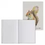 PAGNA zápisník Squirrel DIN A5 bodkovaný béžový hardcover 128 strán