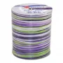 C.E. PATTBERG Raffia darčeková stuha matná fialová/zelená/biela 3,0 mm x 50,0 m