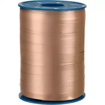 C.E. Pattberg darčeková stuha MEXICO jednostranne vysoko lesklá/matná zadná strana medená 10 mm x 20 m