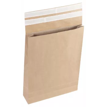 Vereinigte Papierwarenfabriken Classic skladacia obálka na zasielanie DIN B4 dvojitý samolepiaci uzáver bez okienka hnedá 5,0 cm sklad (2FVMF000512)