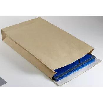 Vereinigte Papierwarenfabriken flexiPAK classic eco skladacia poštová taška 26x7x41 cm cca DIN B4 prírodný kraft papier