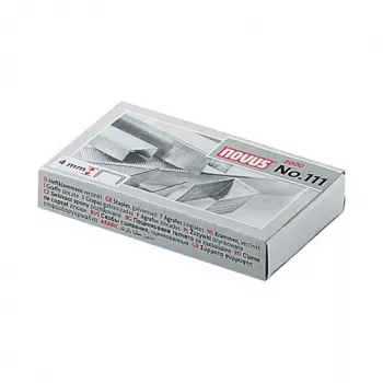 Novus No.111 sponky - 4 mm - 2000 ks - 15 listov - kov - sivá