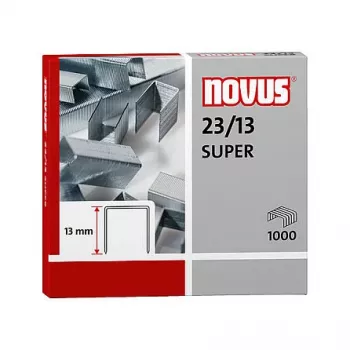 Novus Dahle Novus 23/13 SUPER balenie sponiek - 1,3 cm - 1000 sponiek - oceľ - nerez