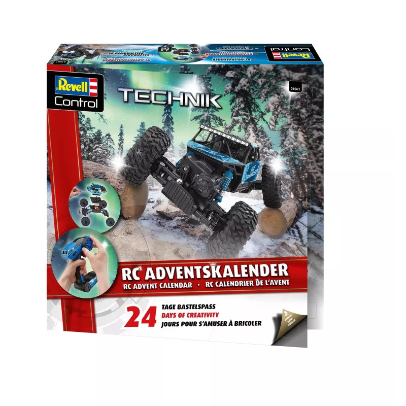 Revell adventný kalendár RC Crawler 1:18 2,4 GHz 4WD na zostavenie