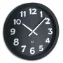 TFA 60.3506 nástenné hodiny - quartz - okrúhle - čierna - biela - sklo - kov