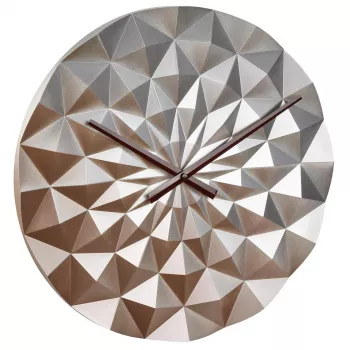 TFA DIAMOND nástenné hodiny metalická ružové zlato 396 mm x 44 mm quartz analógové