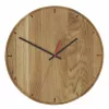 TFA Dostmann 60.3070.01 quartzové nástenné hodiny 350 mm x 40 mm pravé dubové drevo