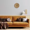 TFA Dostmann 60.3070.01 quartzové nástenné hodiny 350 mm x 40 mm pravé dubové drevo