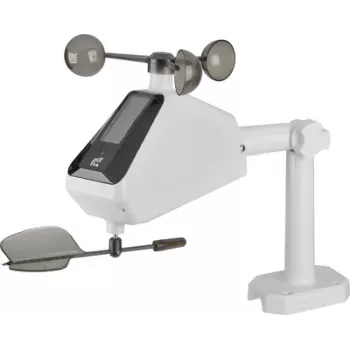 TFA TFA.me ID-A2 veterný vysielač 30.3904.02 solárny bezdrôtový anemometer 868 MHz biely