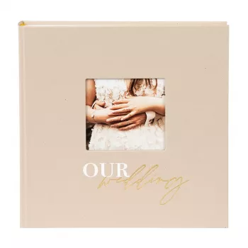Goldbuch Our Wedding fotoalbum 30x31 cm 60 bielych strán svadba 08038