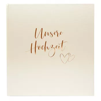 Goldbuch Herzklopfen svadobné fotoalbum 30x31 cm 60 bielych strán model 08174