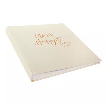Goldbuch Herzklopfen svadobné fotoalbum 30x31 cm 60 bielych strán model 08174