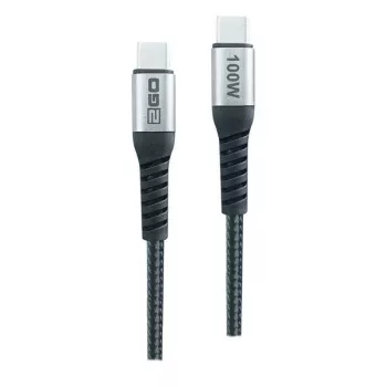 2GO USB-C rýchlonabíjací kábel 100W 2m čierny