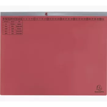 Exacompta 370103B zakladač A4 červený kartón 320 g/m²