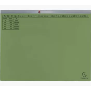 Exacompta 370125B zakladač - kartón - zelený - 320 g/m² - 265 mm - 316 mm